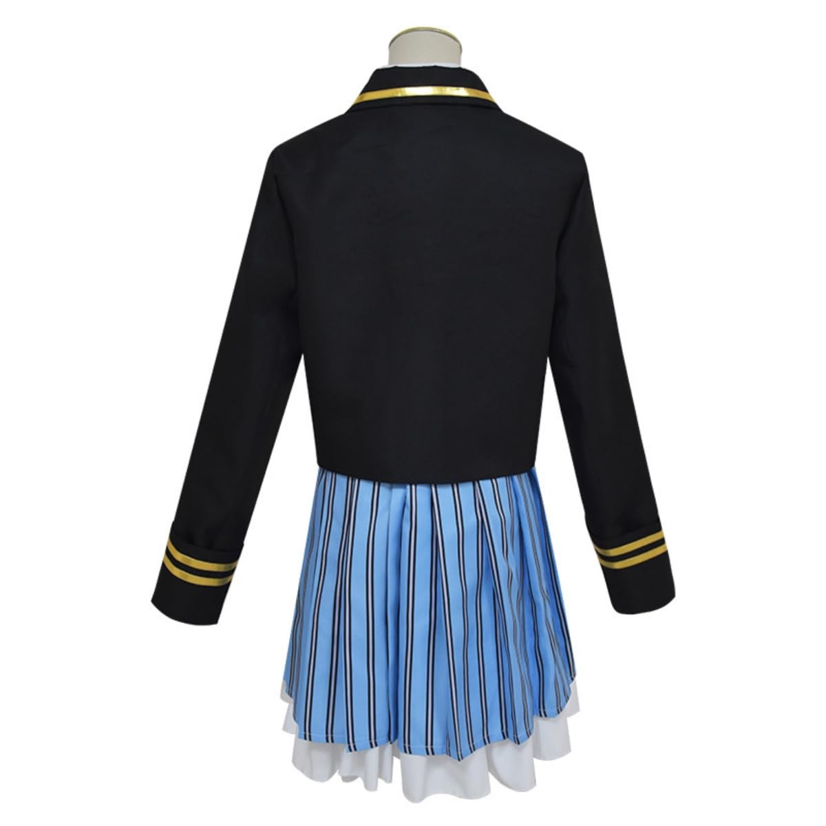 Amazon.co.jp: FSQCY 神楽めあ コスプレ衣装 ウィッグ付き 制服スーツ